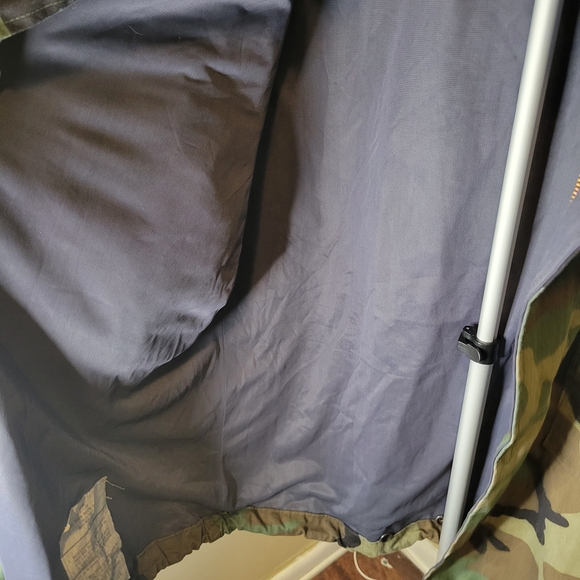 🔥 Vintage 90s US Army MOPP Camo Jacket – Chemical Protective Military Surplus - Picture 3 of 5